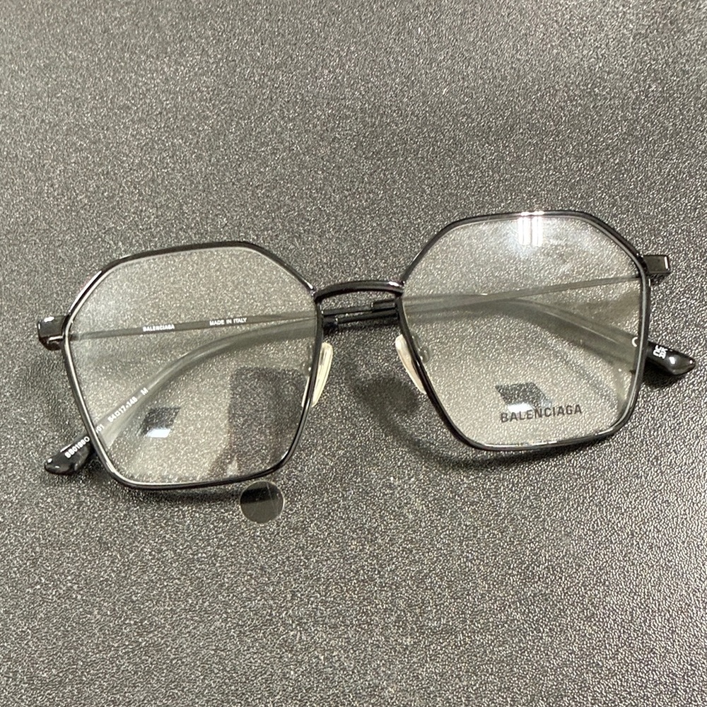 Balenciaga bb0198o Geometric Black Eyewear